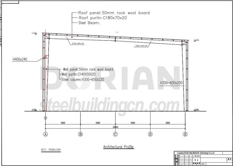 20X70X10m Steel Structure Project Has Finished Production And Waiting For Delivery 02