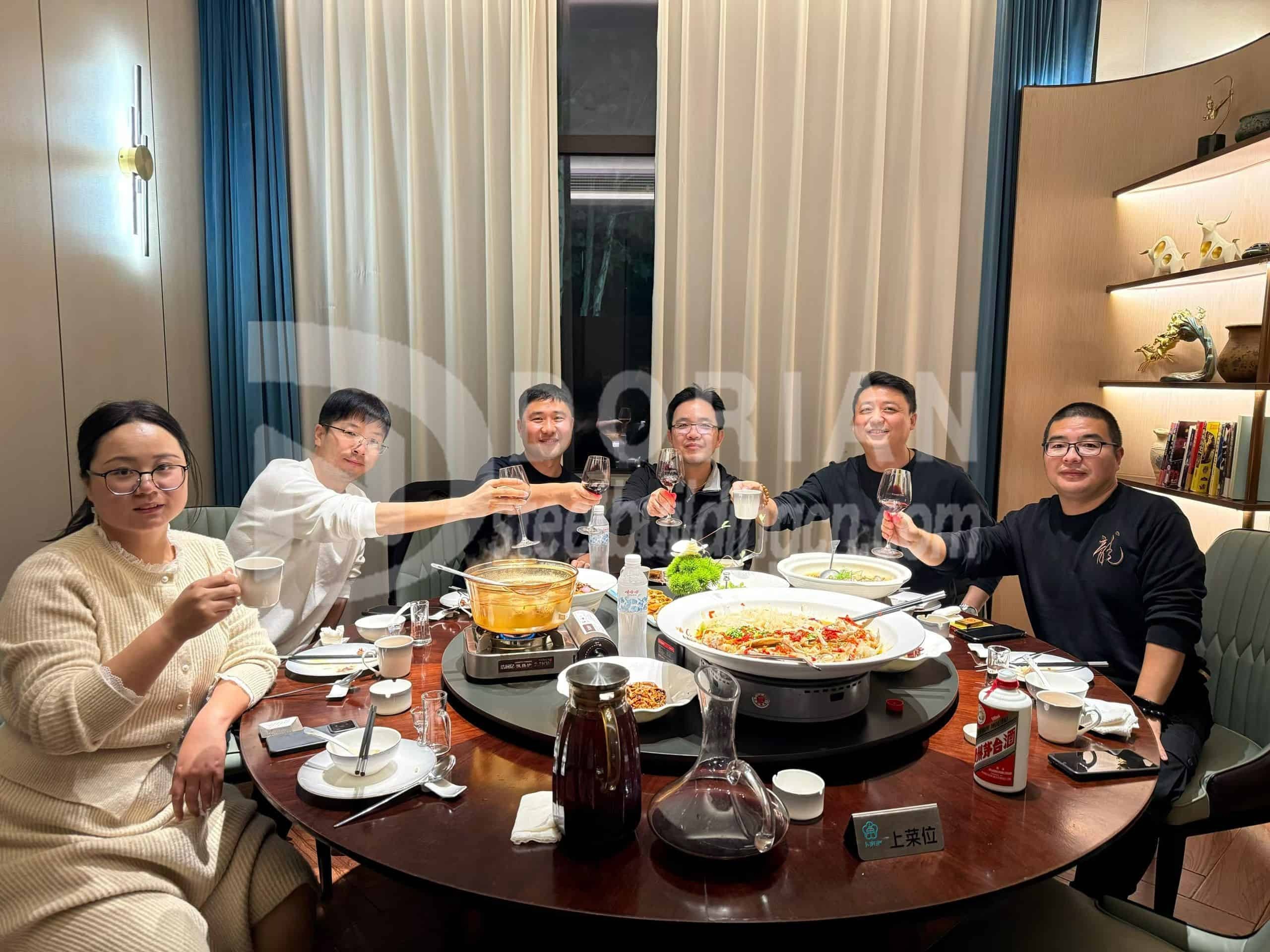 Welcome To Our Thailand Client To Visit Dorian Factory And Discuss The Payment Details 9