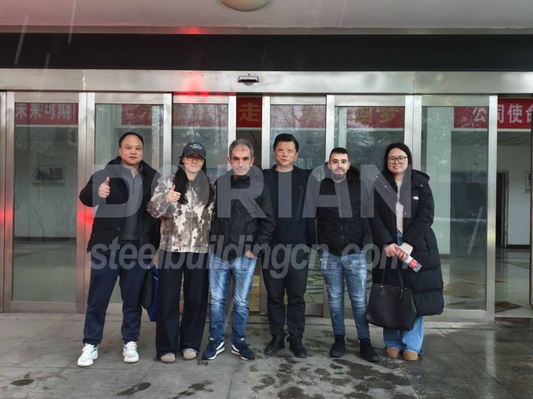 Welcome Bulgaria Clients to Visit Dorian Factory and Discuss Project Details 07