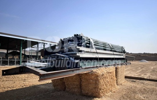 2000 Square Meter Open Cattle Shed in Spain 6