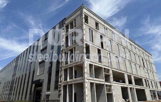 Steel Building Under Construction
