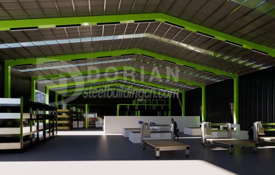 1000 Square Meter Steel Structure Warehouse in Laem Chabang, Thailand 2