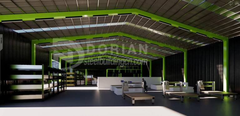 1000 Square Meter Steel Structure Warehouse in Laem Chabang, Thailand 2