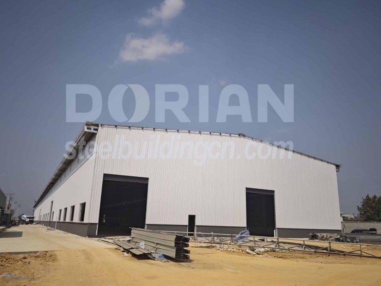 8064 Square Meter Steel Structure Workshop Project In Thailand 01