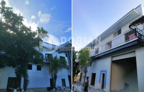 Irregular Two-Storey Warehouse Project in Male Maldives main