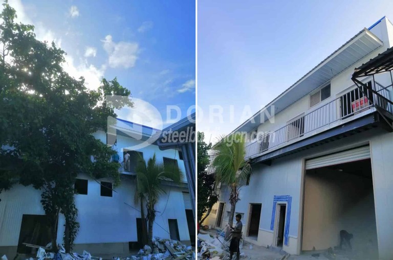 Irregular Two-Storey Warehouse Project in Male Maldives main